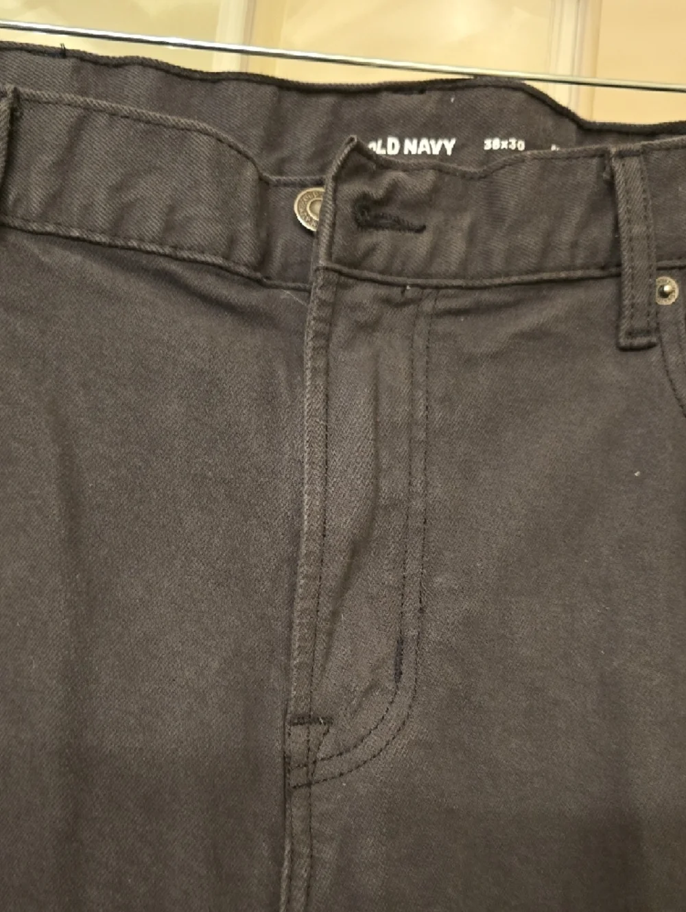 Old Navy Men's Charcoal Straight-Leg Pants